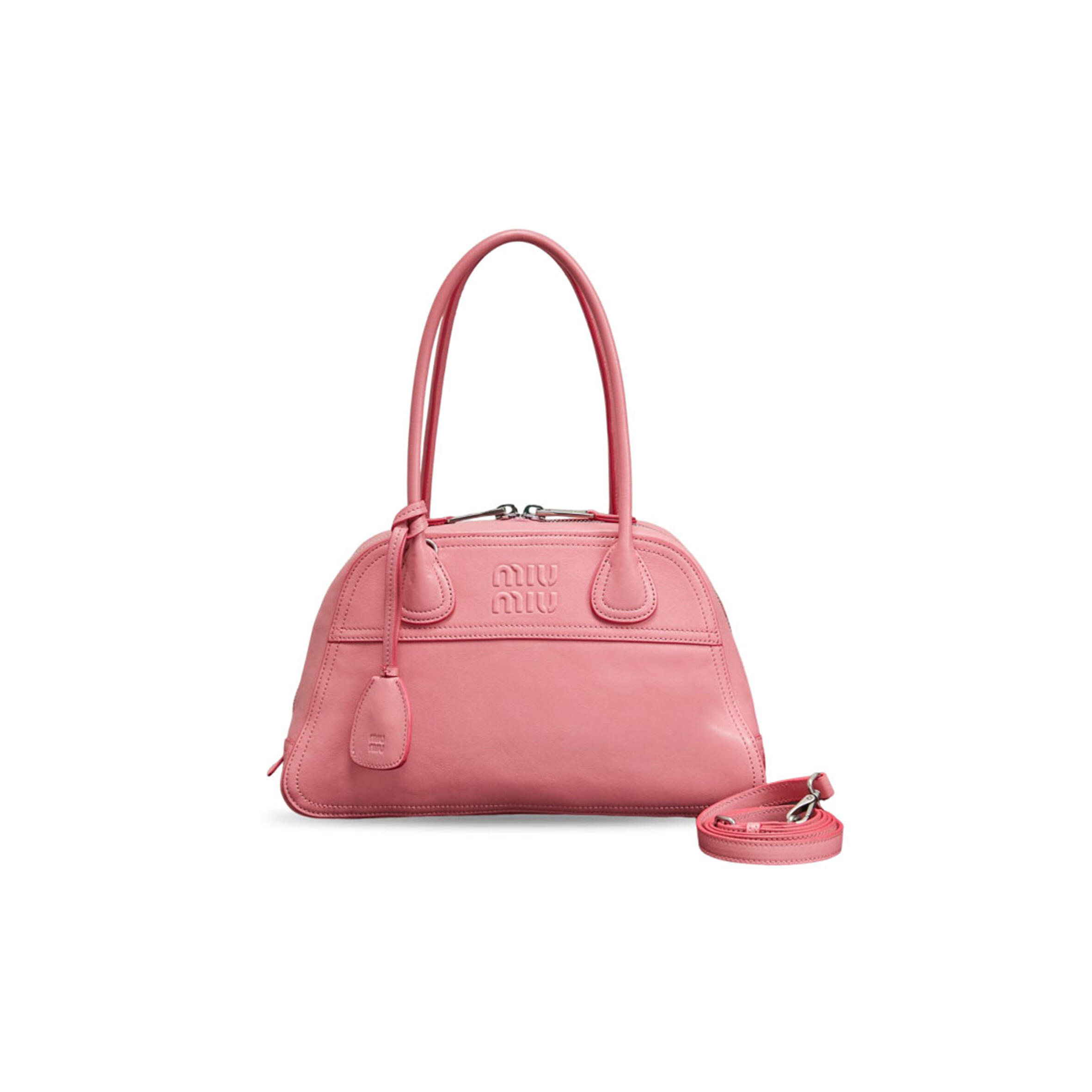 MIU MIU VIVANT NAPPA LEATHER BAG 5BB199 (32*19.5*11cm)